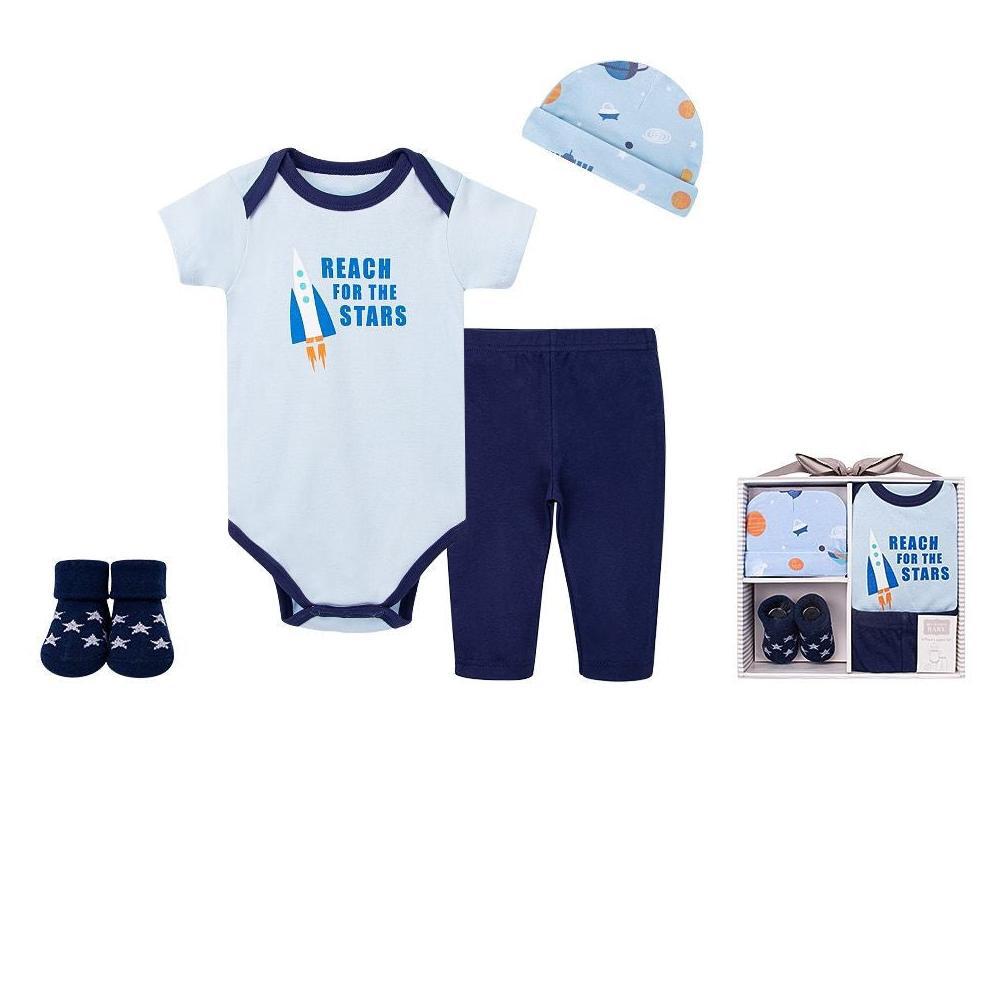 4 Piece Baby Layette Giftset