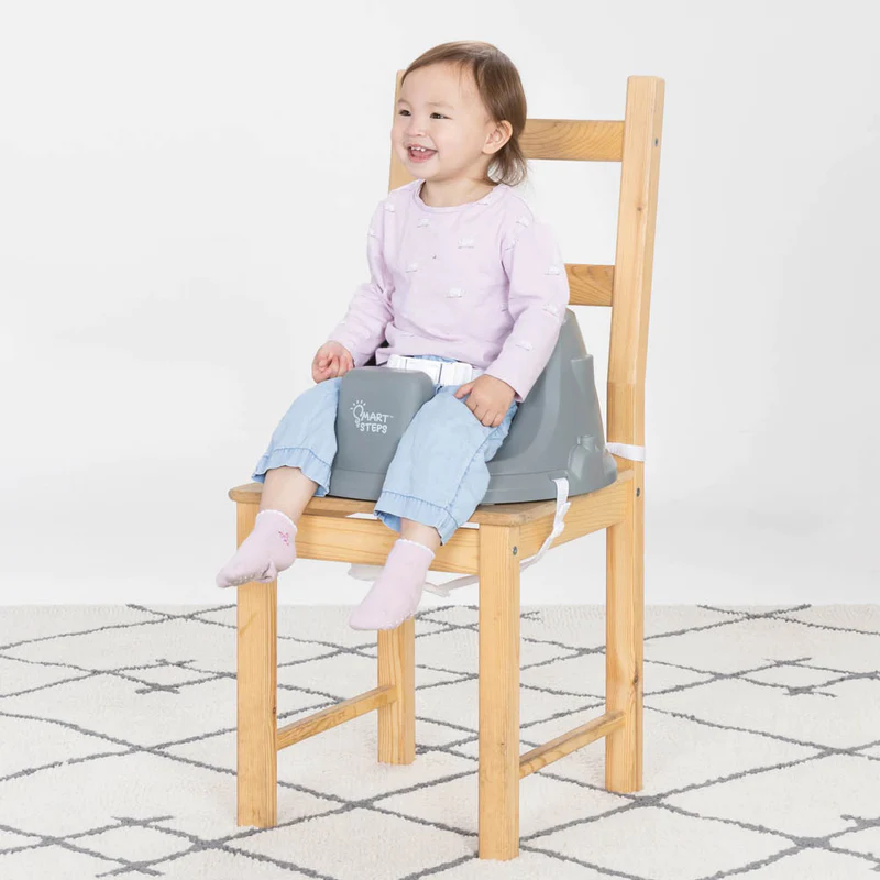 Baby Trend Smart Steps Explore N’ Play 5-in-1 Activity to Booster Seat - Blue Safari Fun