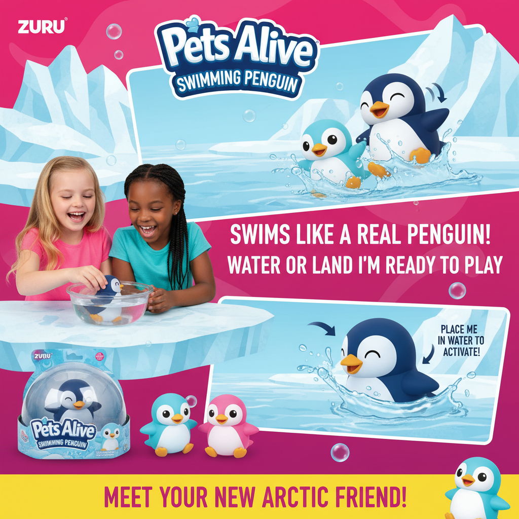 Pets Alive Swimming Penguin by ZURU