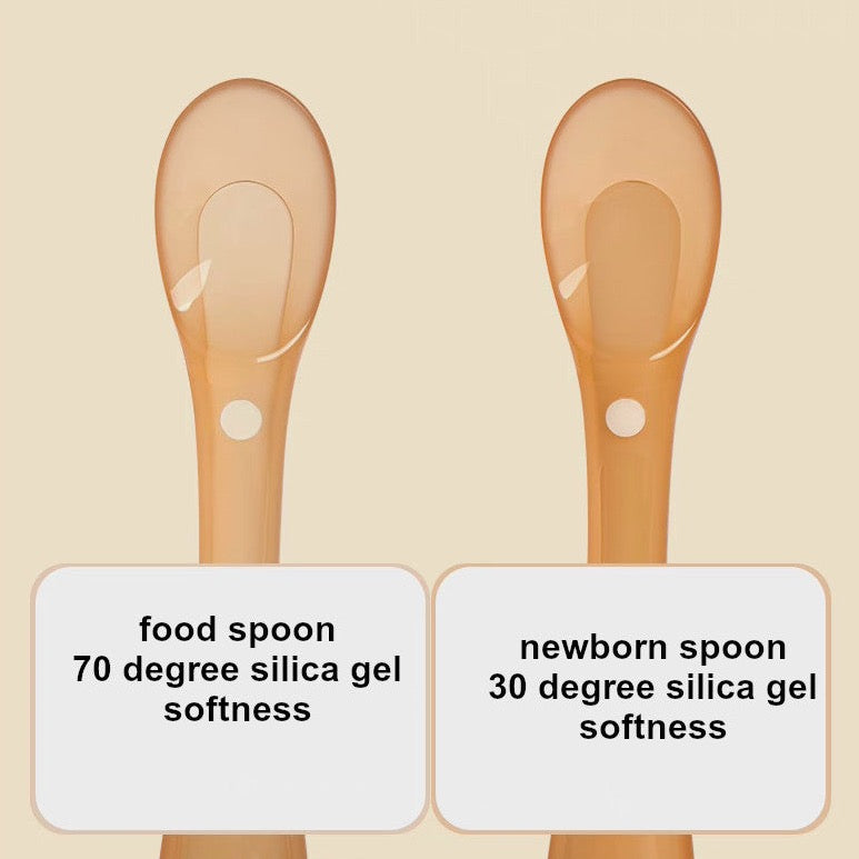 2 Stage Silicone Spoons With Box