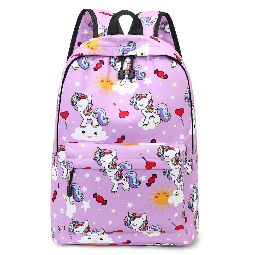 Printed School Backpack