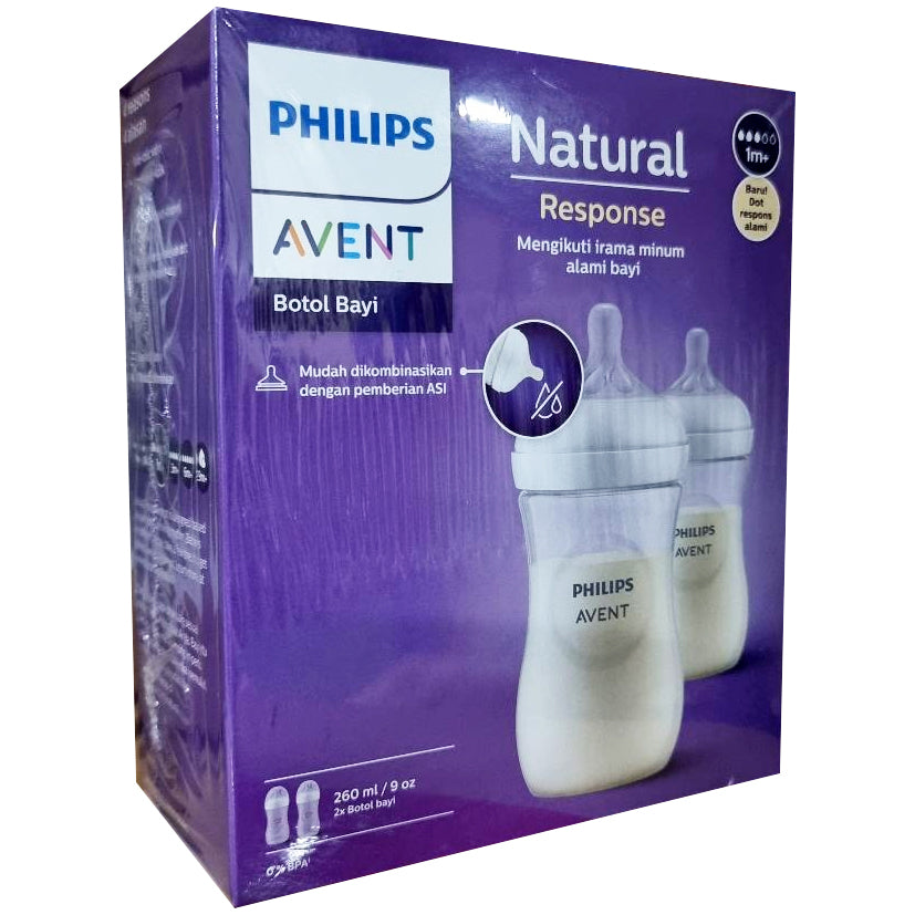 *Philips Avent Natural Response 260ml (Twin Pack)