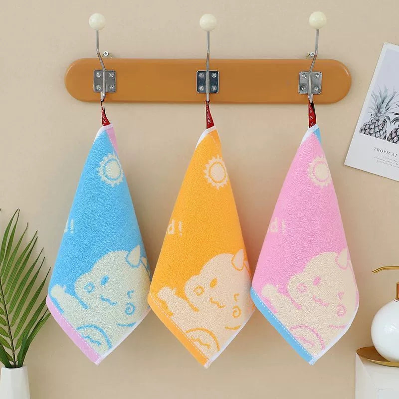 100% Cotton Face Towel 2 Pcs Pack Assorted Colour