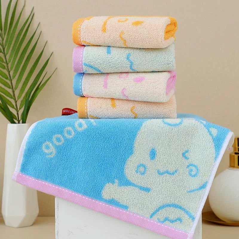 100% Cotton Face Towel 2 Pcs Pack Assorted Colour