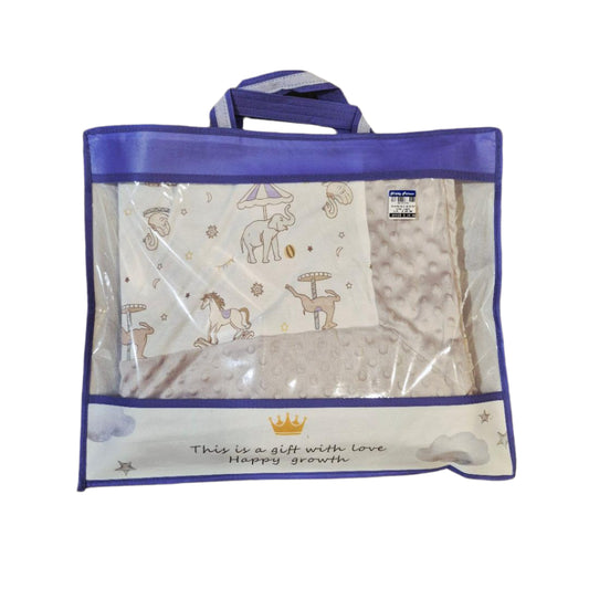 Reversible Blanket With Soft Minky (Theme Park)