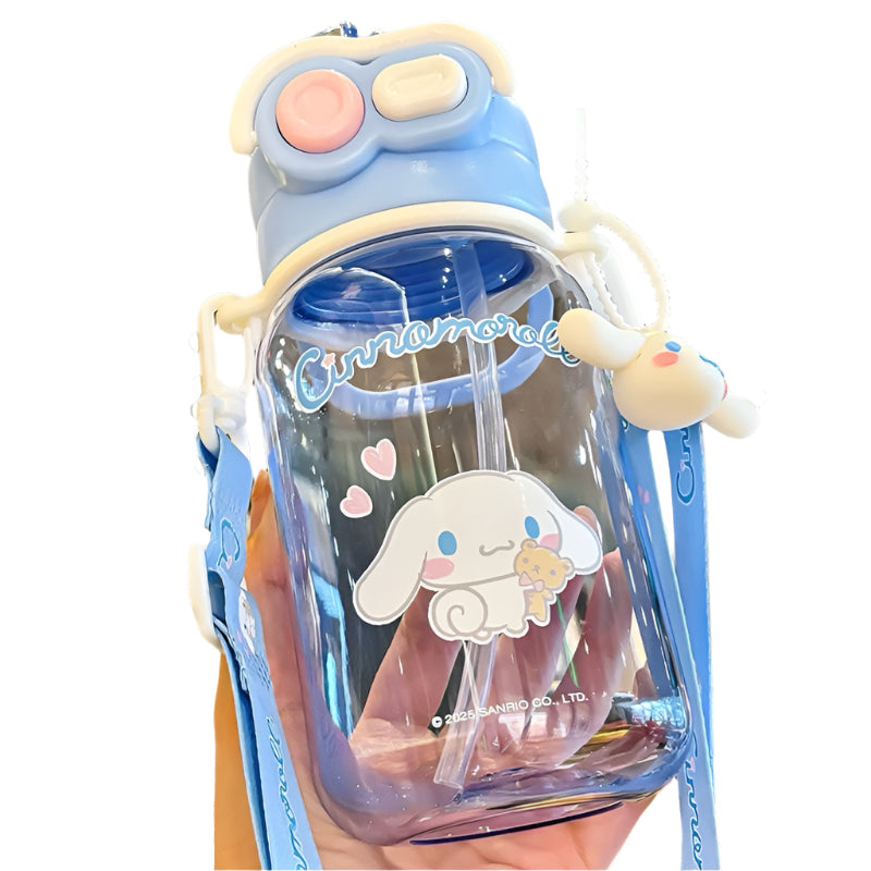 Cinnamoroll 2 Way Water Bottle With Strap