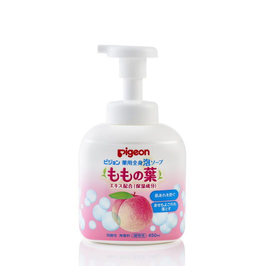 Pigeon Peach Leaf Bubble Shower