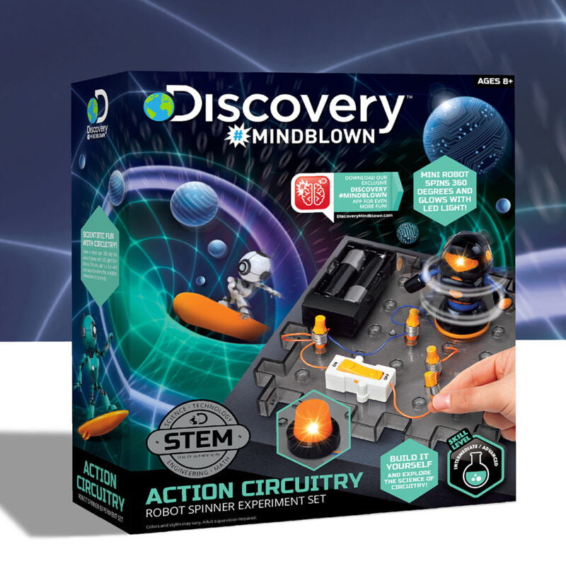 Discovery Mindblown - Action Circuitry Robot Spinner Experiment Set