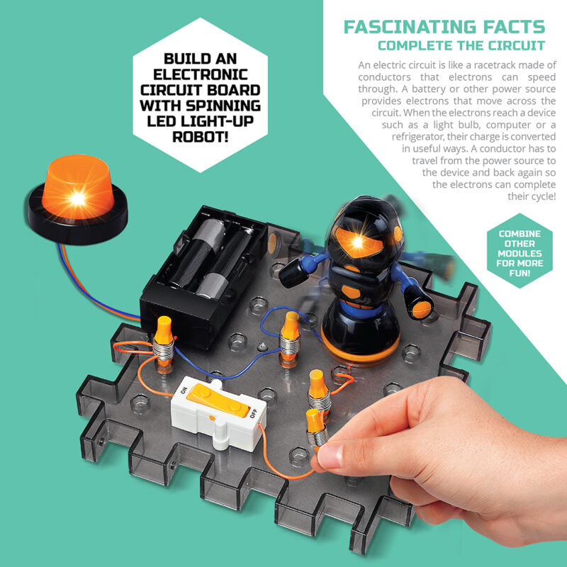 Discovery Mindblown - Action Circuitry Robot Spinner Experiment Set