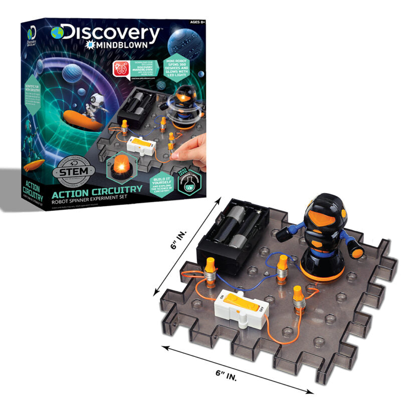 Discovery Mindblown - Action Circuitry Robot Spinner Experiment Set