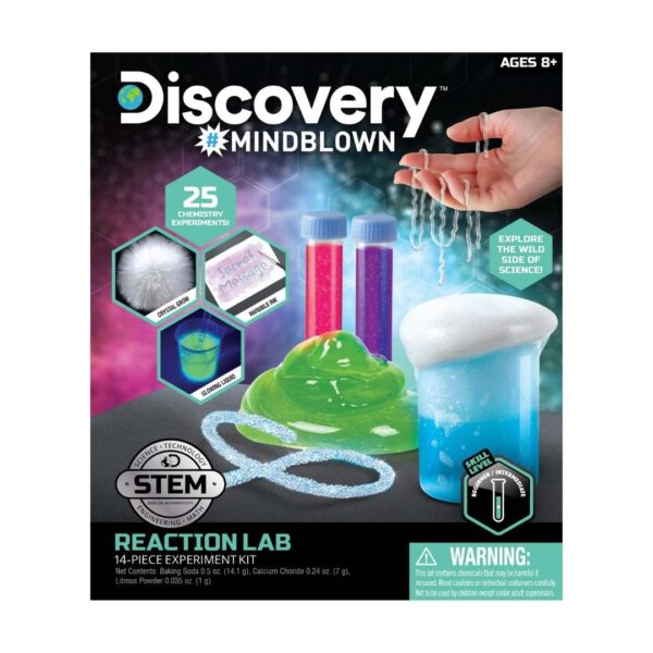 Discovery Mindblown – Reaction Lab 14-Piece Experiment Kit