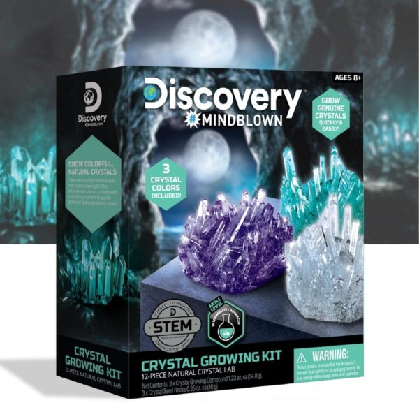 Discovery Mindblown – 12 pc Crystal Growing Kit