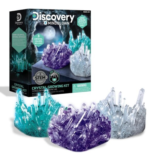 Discovery Mindblown – 12 pc Crystal Growing Kit – Kiddy Palace