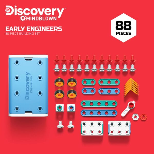 Discovery Mindblown – Early Engineers 88-Piece Building Set