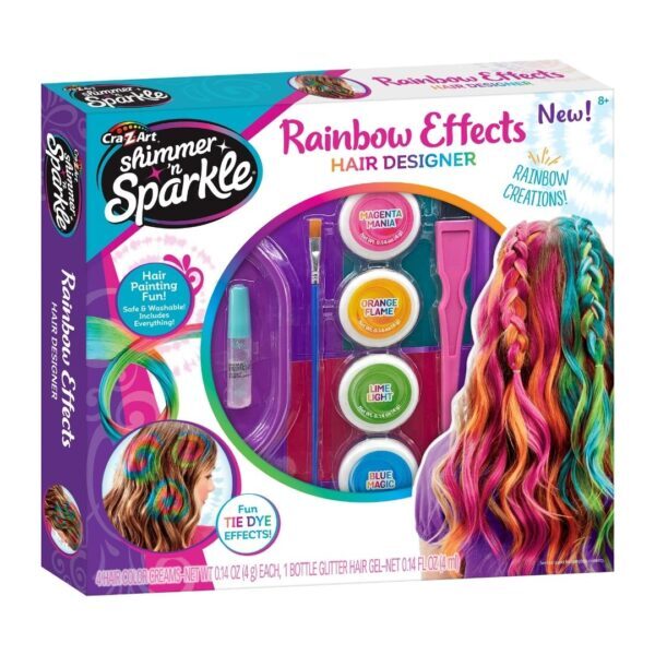 Cra-Z-Art Shimmer ‘N Sparkle – Rainbow Effects Hair Designer