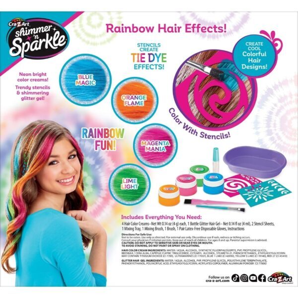 Cra-Z-Art Shimmer ‘N Sparkle – Rainbow Effects Hair Designer