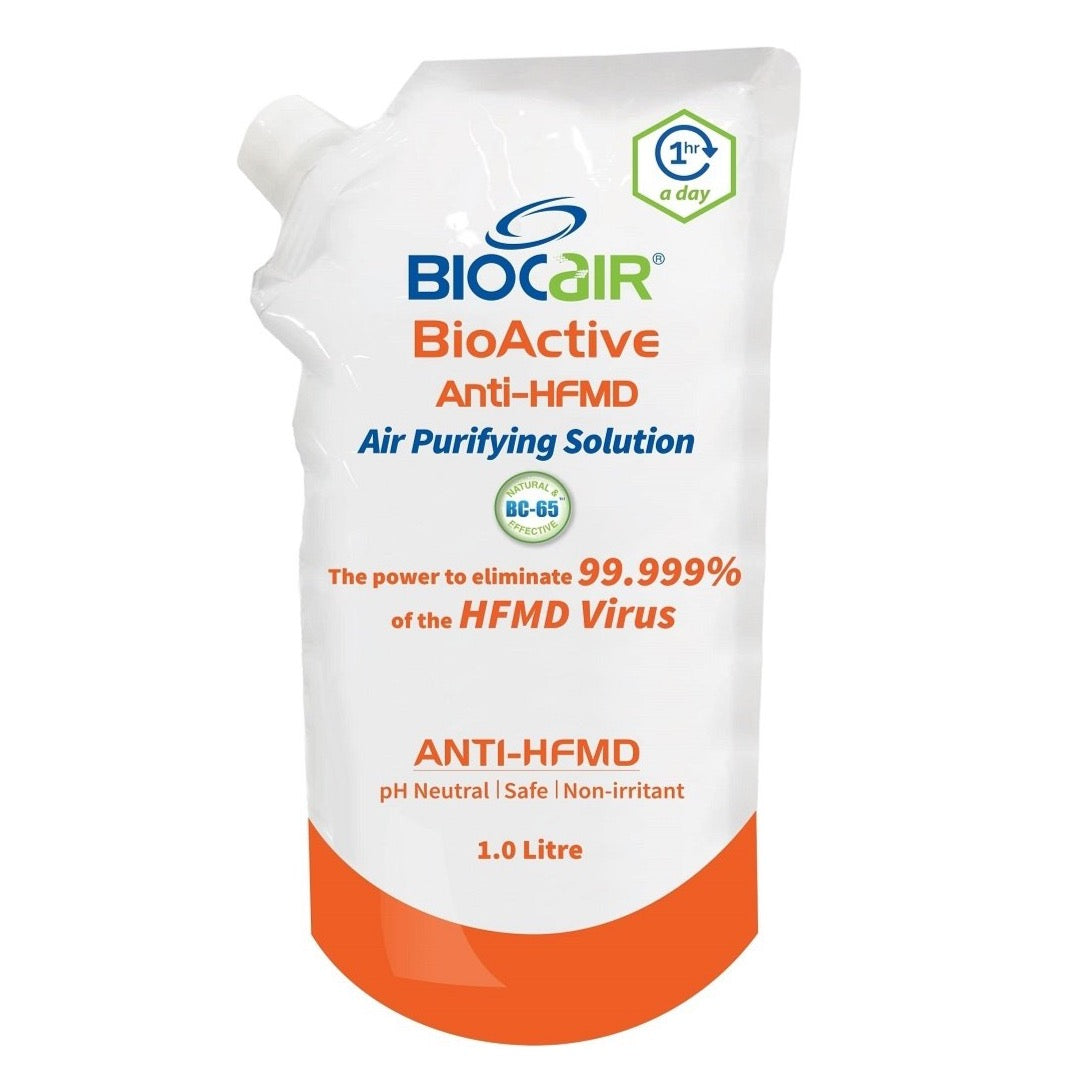 BioActive Anti-HFMD Air Purifying Solution, 1 Litre