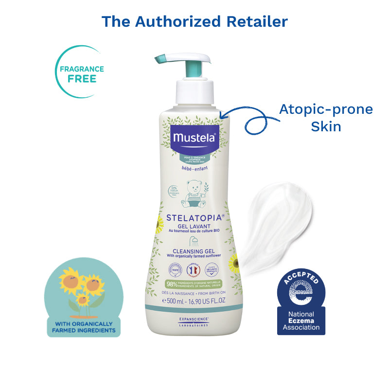 Mustela Stelatopia Cleansing Gel 500ml