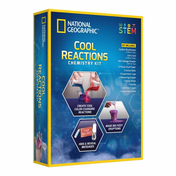 National Geographic Cool Reactions Chemistry Kit