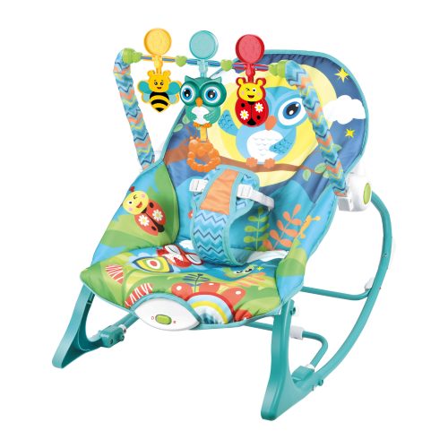 Lucky Baby Infant to Toddler Rocker (Vibration/Music) - Owl