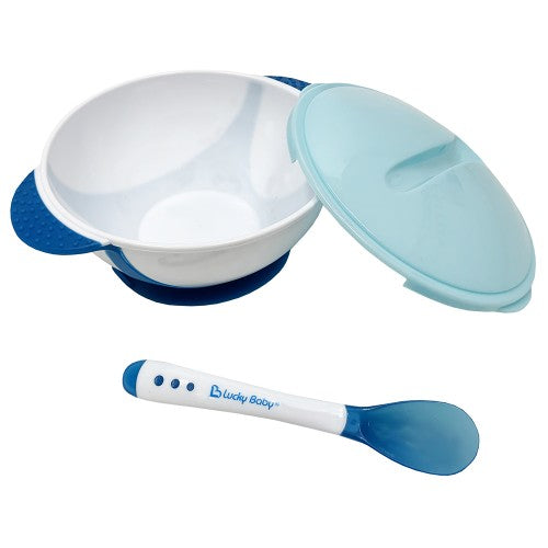 Groomy™ Suction Bowl with Heat Sensitive Spoon