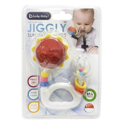 Lucky Baby Discovery Pals™ Jiggly™ Rattle Sun