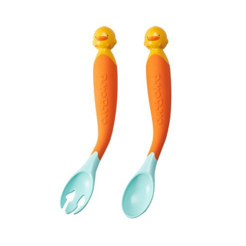Piyo Piyo Magic Bendies Spoon & Fork Set