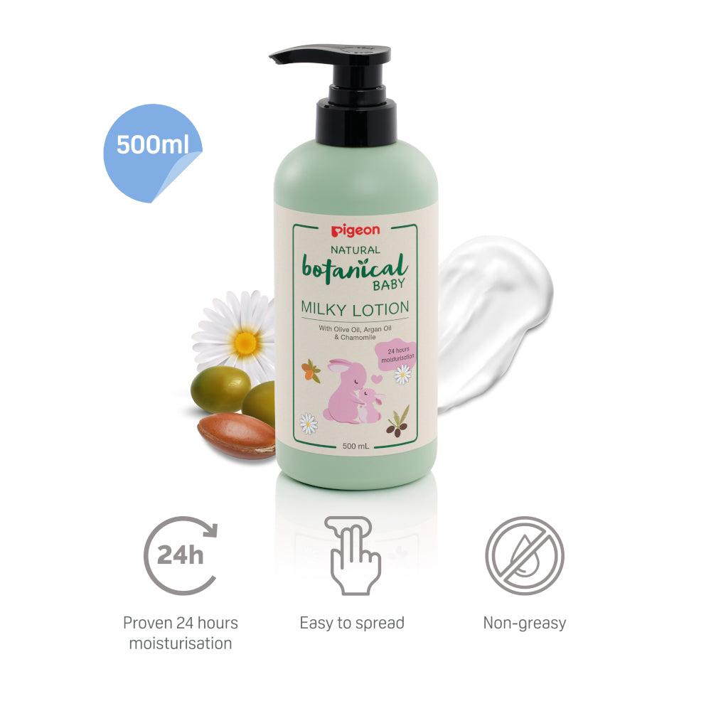 Pigeon Natural Botanical Baby Milk Lotion 500ml