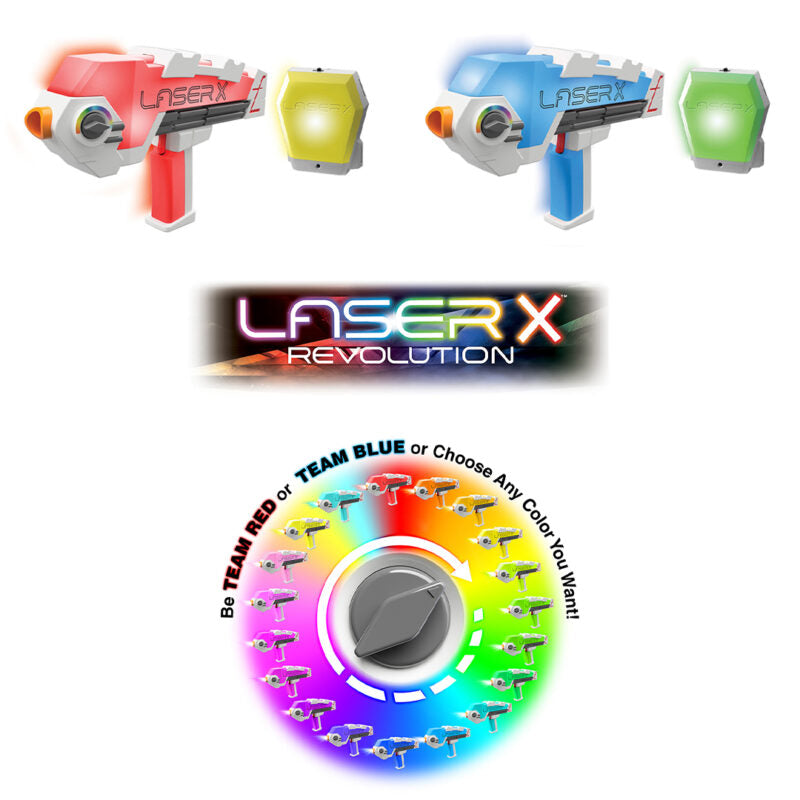 Laser X Revolution Double Blasters : : Jeux et Jouets