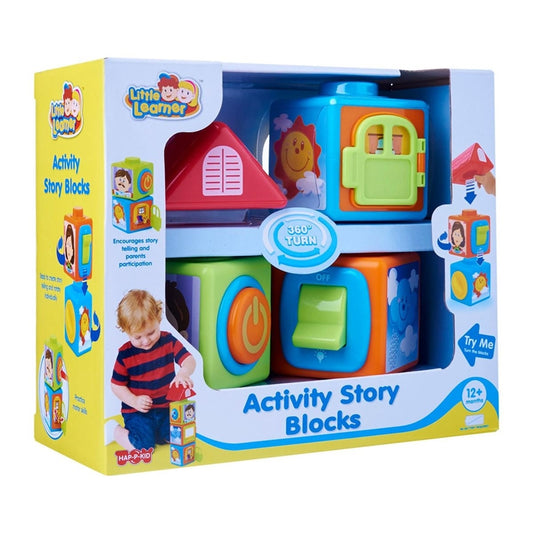 Hap-P-Kid Little Learner Activity Story Blocks