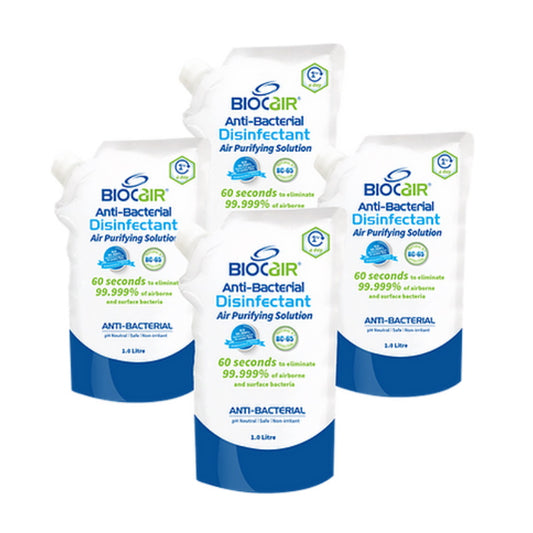 BioCair Disinfectant Air Purifying Solution (4-Pack)