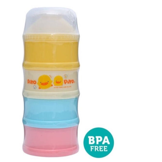Piyo Piyo Super Large Colorful Four-Layer Milk Powder Dispenser