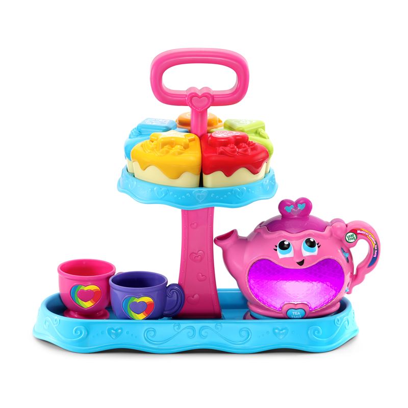 LeapFrog New Musical Rainbow Tea Party - With Cake Stand
