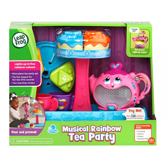 LeapFrog New Musical Rainbow Tea Party - With Cake Stand