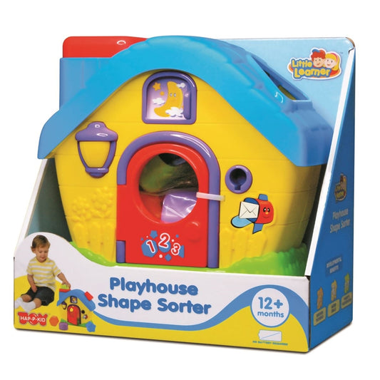 Hap-P-Kid Little Learner Playhouse Shape Sorter