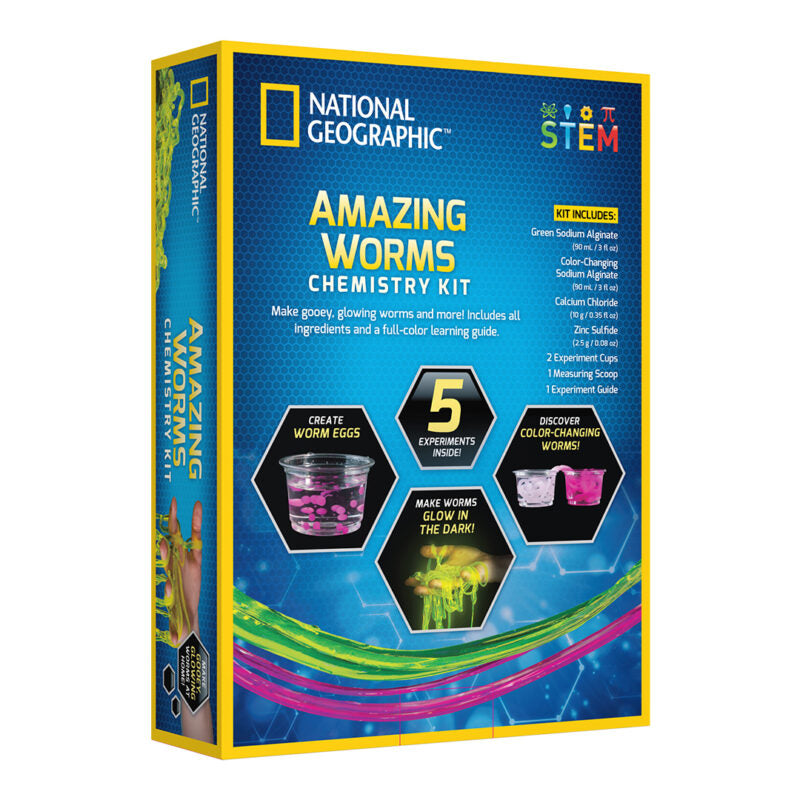 National Geographic - Amazing Worms Chemistry Kit