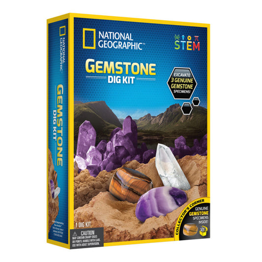 National Geographic - Gemstone Dig Kit (Available 18 July)