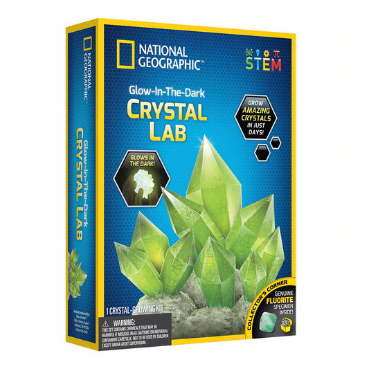 National Geographic Glow In Dark Crystal Green (Available 18 July)