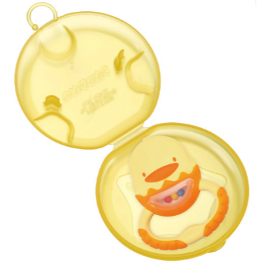 Piyo Piyo Dual Colour Teething Ring with Container
