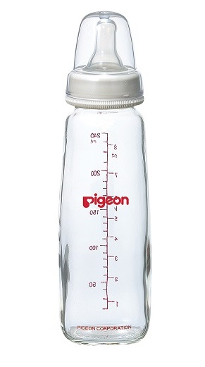 Pigeon Slim-Neck Feeding Bottle – Glass