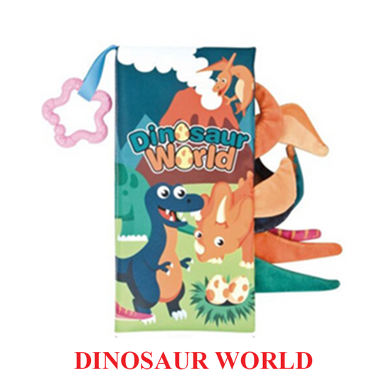 Shears Baby Cloth Book 3D Toddler Cloth Book (Dinosaur World)