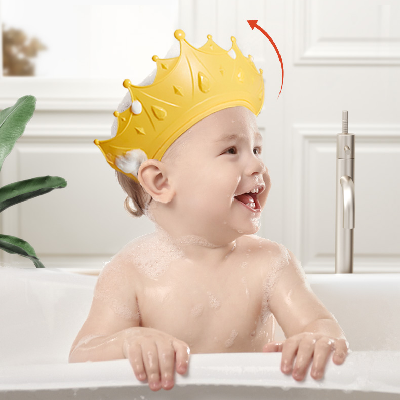 Crown Design Adjustable Shower Cap