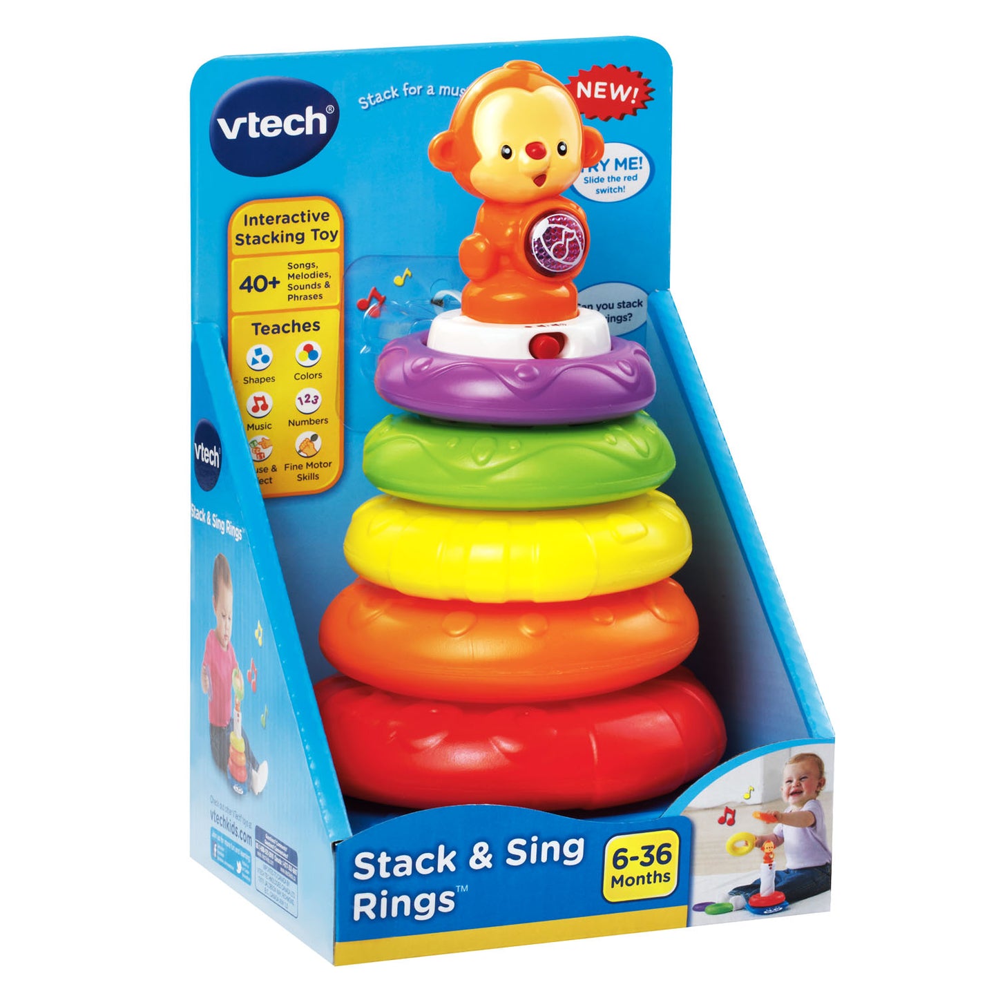 VTech Stack and Discover Rings