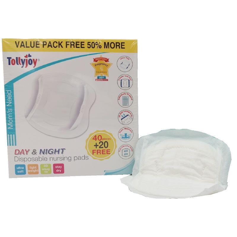 Tollyjoy Day & Night Disposable Nursing Pads (60pcs/box)